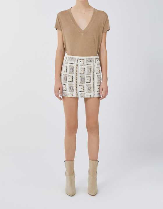 LABIN LUREX JACQUARD SKIRT